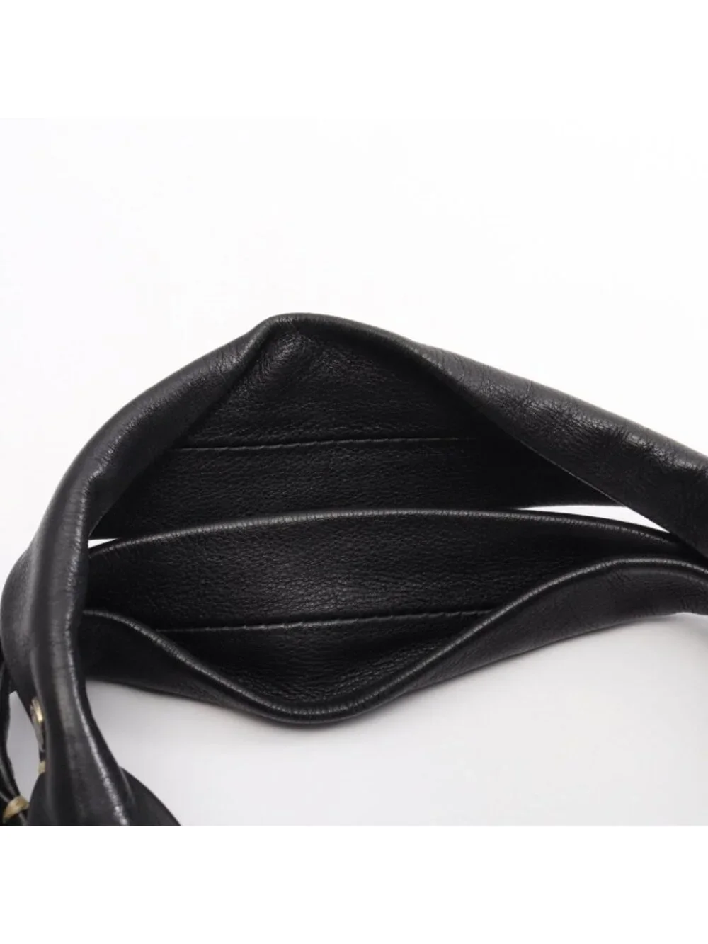 Celine Tote Macadam Gray Black Canvas Leather Paris